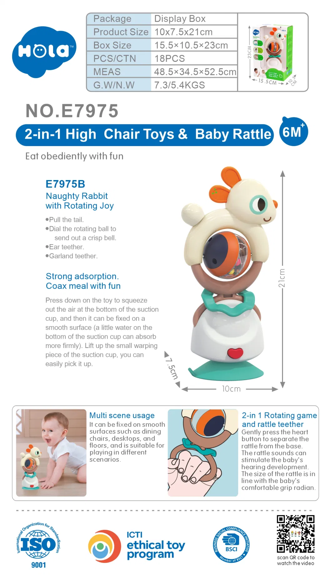 Manufacturers Marvel Toys Price Promotional Gift Intellectual Educational Plastic Best Baby Toy High Chair Toys & Baby Rattle Children Kids Toys