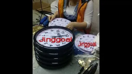 プロモーション用プラスチック家庭用壁掛け時計